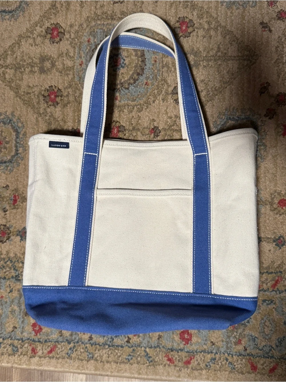 Lands End Canvas Tote Bag